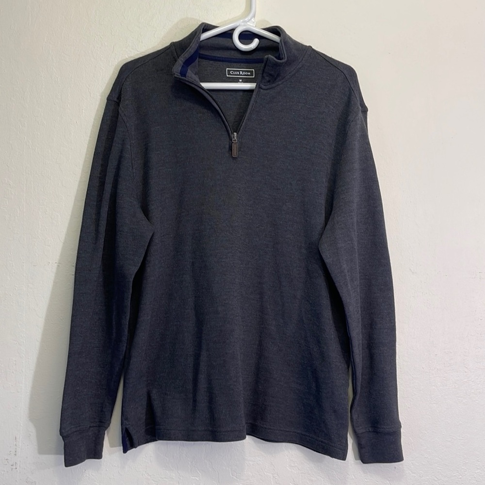 Club Room 1/2 Zipper Sweater Mens Medium. Never used 10/10 condition.